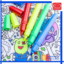 Assorted colors mini chunk shape marker washable textile pen